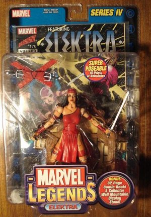 Elektra Marvel Legends action figure Series 4 IV 2003 MIP Daredevil Ninja