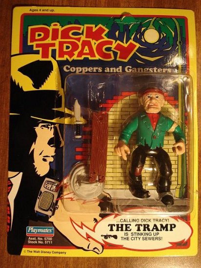 Dick Tracy Coppers & Gangsters The Tramp action figure 1990