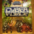 Cyber Force Mega Heroes multi-packs Battle Stryker & Buzzcut 1995 MIP, CyberForce