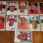 1970's (?) Baltimore Orioles baseball cards - Exhibit / Postcard card size lot Jim Palmer