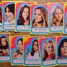 1977 Topps Charlies Angels card sticker set #'s 23 - 33 Kate Jackson, Cheryl Ladd, Jaclyn Smith NM/M