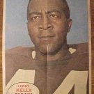 1968 Topps Football poster insert - Leroy Kelly, Cleveland Browns