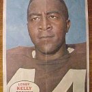1968 Topps Football poster insert - Leroy Kelly (B), Cleveland Browns