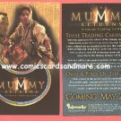 2001 Mummy Returns promo promotional card #MR-1 NM/M Brendan Frasier The Rock