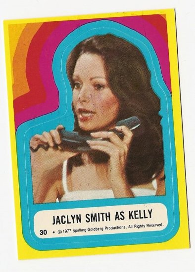 1977 Topps CHARLIE'S ANGELS Jaclyn Smith #30 6e9 