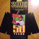 2001 Topps baseball card store promo display - unused, 50th anniversary
