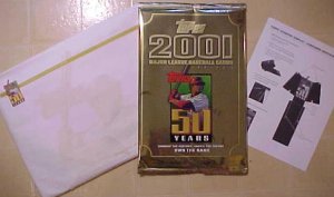 2001 Topps baseball card store promo kit - oversized cards, Hank Aaron Mike Schmidt Nolan Ryan