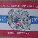 1976 United States Bicentennial paper table placements - original