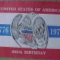 1976 United States Bicentennial paper table placements - original