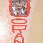 1960's Florida Orange Bowl pennant with photograph insert