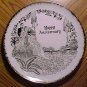 Happy Anniversary porcelain china decorative dinner plate