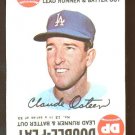 1968 Topps baseball game card #12 Claude Osteen NM, MC