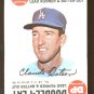 1968 Topps baseball game card #12 Claude Osteen NM, MC