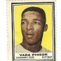 1962 Topps baseball stamp - Vada Pinson Cincinnati Reds