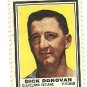1962 Topps baseball stamp - Dick Donovan Cleveland Indians