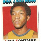 1971 - 1972 Topps Basketball card #92 Levi Fontaine San Francisco Warriors NM