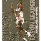 1993 - 1994 Upper deck basketball card #166 Michael Jordan Season Leader NM/M