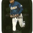 1997 Fleer Metal Universe baseball card #1 of 10 Mining for Gold Bob Abreu NM/M