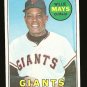 1969 Topps baseball card #190 Willie Mays NM/M (beautiful card!!!) San Francisco Giants