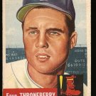 1953 Topps baseball card #49 Faye Throneberry VG-, Boston Red Sox