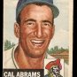 1953 Topps baseball card #98 Cal Abrams, good condition, Pittsburgh Pirates