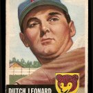 1953 Topps baseball card #155 Dutch Leonard, G/VG, Chicago Cubs