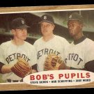 1962 Topps baseball card #72 (B) Bob's Pupils, EX, Detroit Tigers