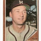 1962 Topps baseball card #130 Frank Bolling, EX Milwaukee Braves
