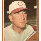 1962 Topps baseball card #172 (B), Fred Hutchinson EX Cincinnati Reds