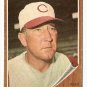 1962 Topps baseball card #172 (B), Fred Hutchinson EX Cincinnati Reds