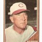 1962 Topps baseball card #172 (C), Fred Hutchinson VG Cincinnati Reds