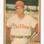 1962 Topps baseball card #374 Gene Mauch, EX, Philadelphia Phillies