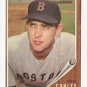 1962 Topps baseball card #187 (B) Gene Conley EX/NM, Boston Red Sox