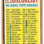 1962 Topps baseball card #441, 6th series checklist, Good condition, marked