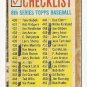1962 Topps baseball card #441 (B), 6th series checklist, Fair condition, marked