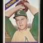 1966 Topps baseball card #36 Jim (catfish) Hunter VG Kansas City A's
