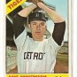 1966 Topps baseball card #58 Dave Wickersham VG (light crease) Detroit Tigers