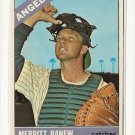 1966 Topps baseball card #62 Merritt Ranew NM/M w/ SOLD line, California Angels