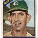 1966 Topps baseball card #74 Don Mossie NM Kansas City A's