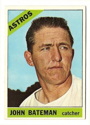 1966 Topps baseball card #86 John Bateman NM Houston Astros