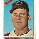 1966 Topps baseball card #88 Fred Whitfield VG/EX (has very light crease) Cleveland Indians