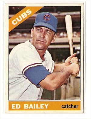 1966 Topps baseball card #246 Ed Bailey NM/M Chicago Cubs