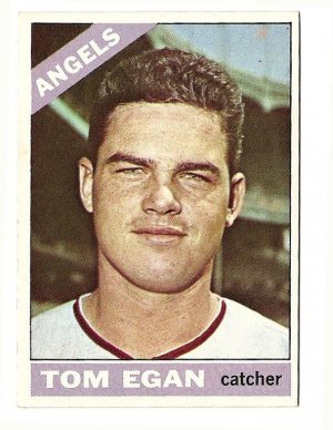 1966 Topps baseball card #263 Tom Egan Nm California Angels