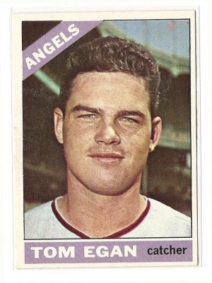 1966 Topps baseball card #263 (B) Tom Egan NM/M California Angels