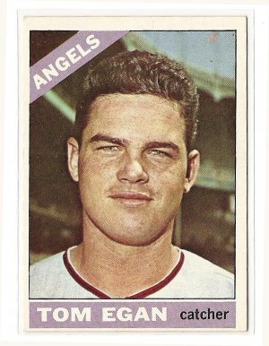 1966 Topps baseball card #263 (C) Tom Egan NM/M California Angels