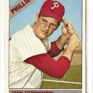1966 Topps baseball card #304 John Herrnstein EX Philadelphia Phillies
