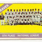 1966 Topps baseball card #326 EX Atlanta Braves Team card