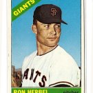 1966 Topps baseball card #331 Ron Herbel NM San Francisco Giants
