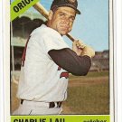 1966 Topps baseball card #368 Charlie Lau NM Baltimore Orioles