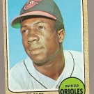1968 Topps baseball card #500 Frank Robinson EX/Nm (miscut) Baltimore Orioles